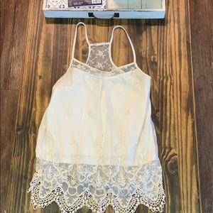 Lace tank